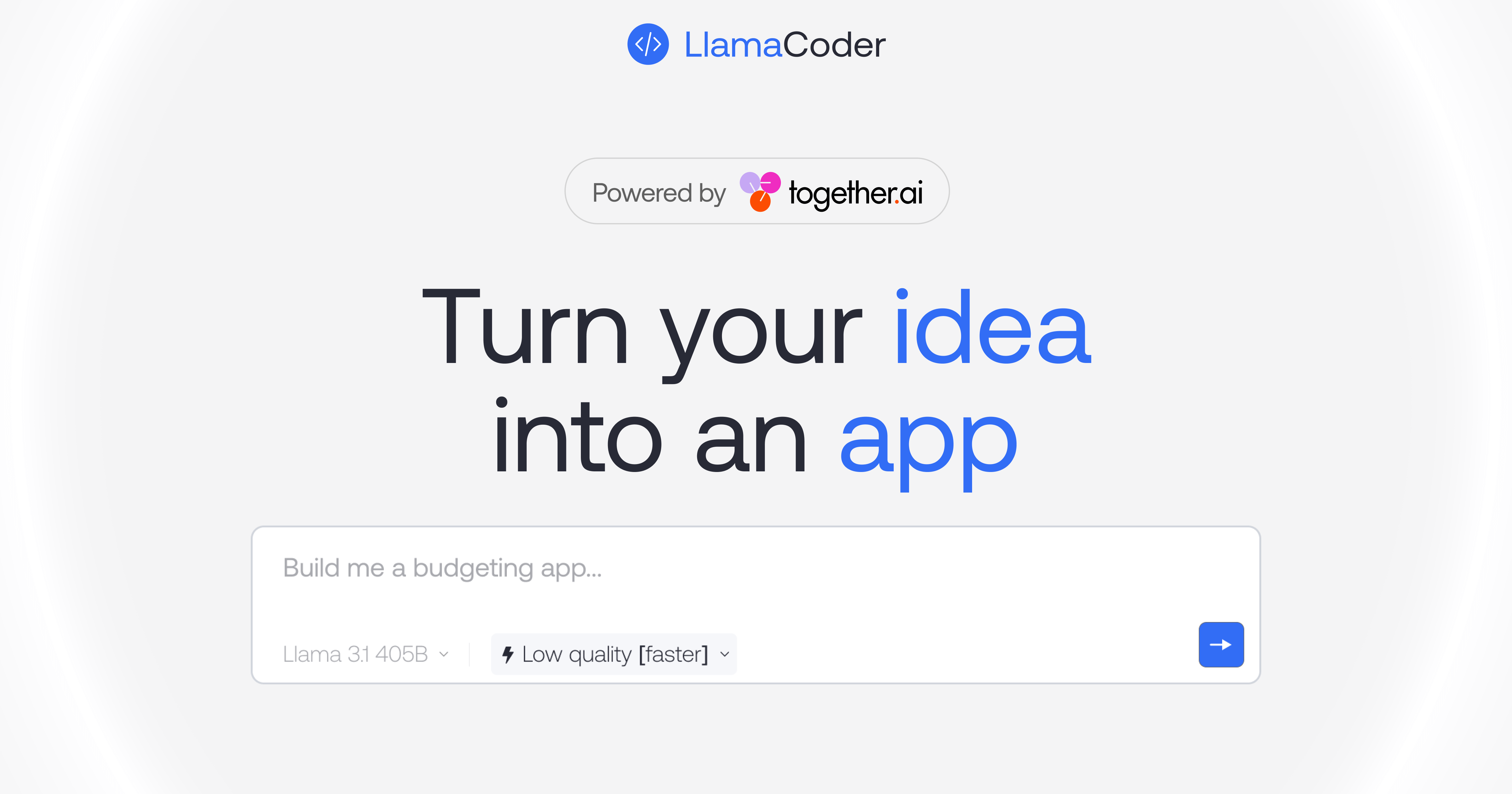 LlamaCoder: Bir necha soniyada AI yordamida bepul React ilovalar yarating